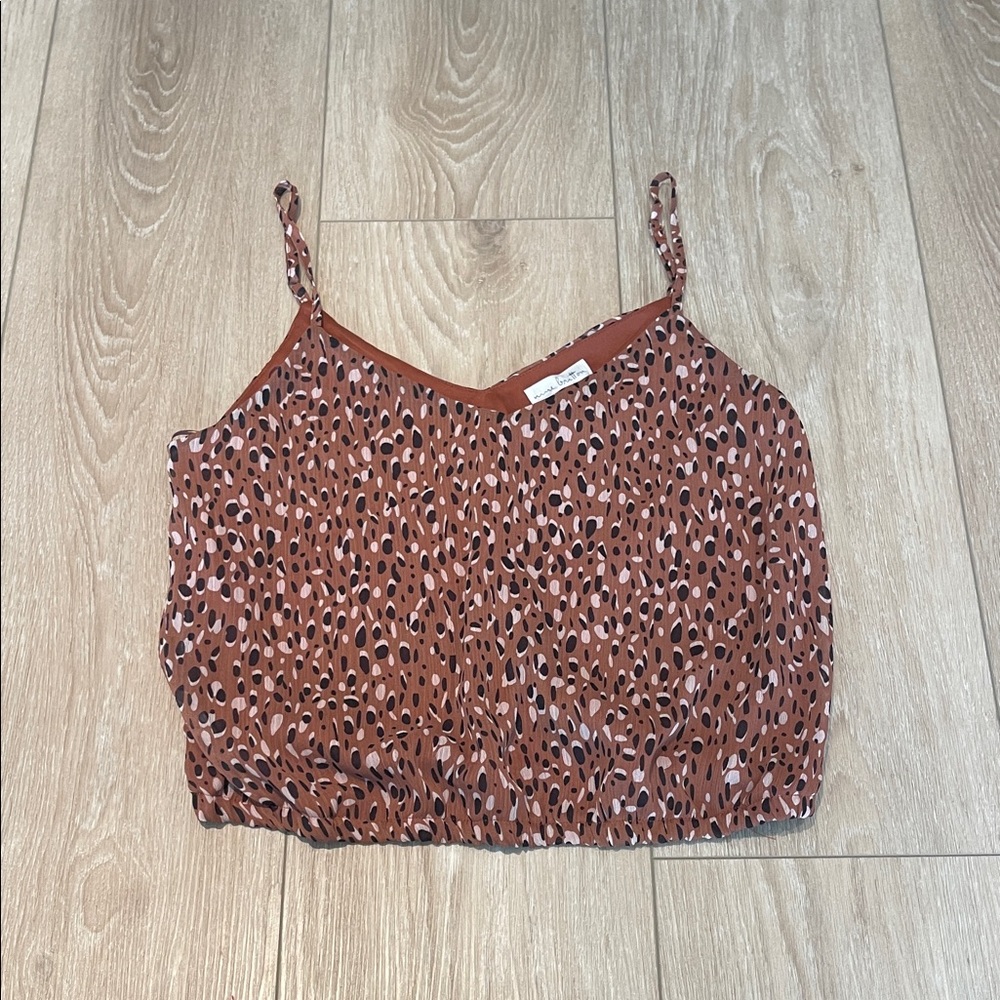Nine Britton Brown Leopard Camisole